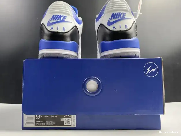 MaikeSneakers Jordan Retro White Air CT8532-040 Blue 3 0422
